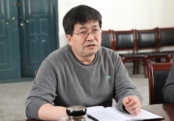 高楼军经理汇报工作