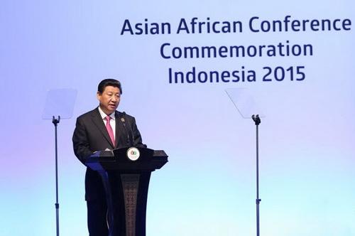 国家主席习近平在亚非领导人会议上的讲话