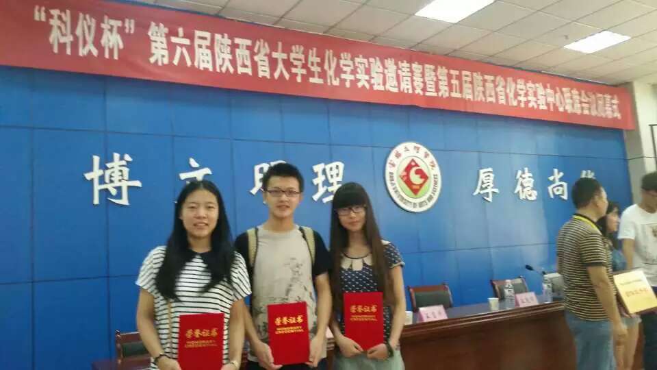 公司员工分别获得一、二、三等奖