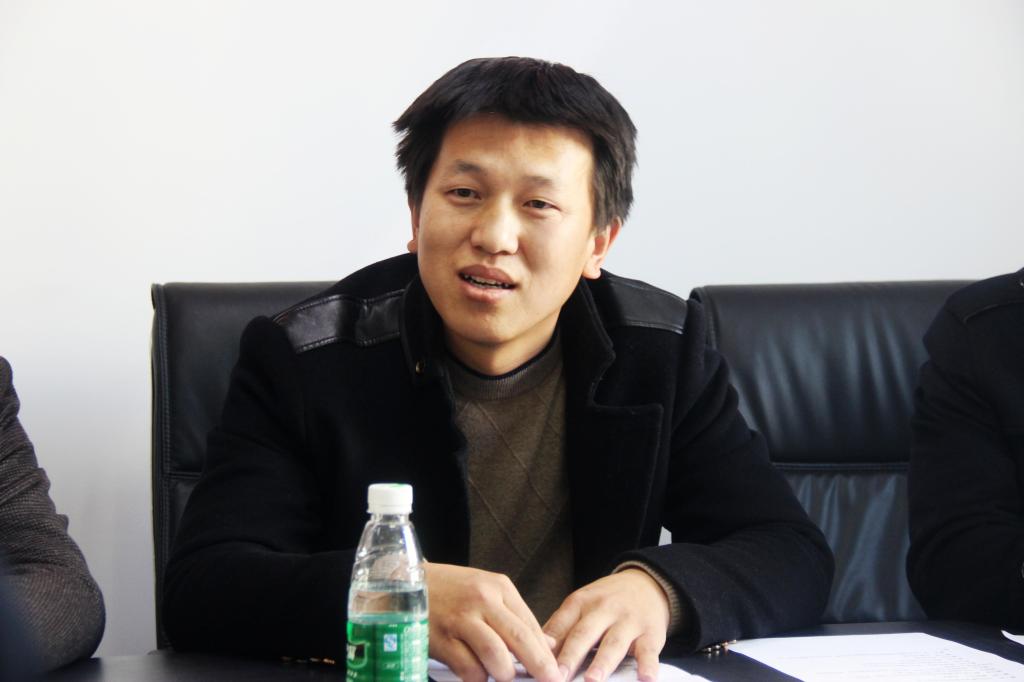 员工处副处长王彦杰老师讲话